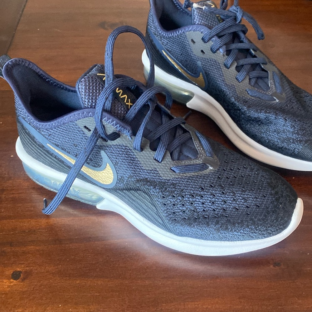 Nike Air Max Sequent 4 AO4486-003 Blue Running Sneakers Shoes Sz 7.5
